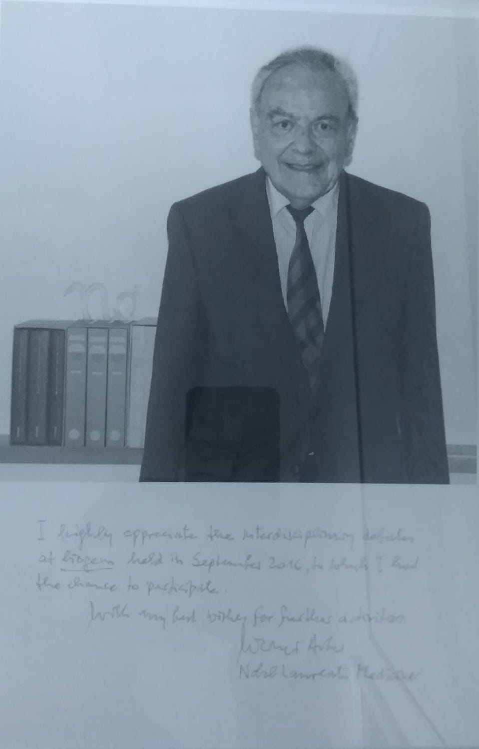 Werner Arber, Premio Nobel per la Medicina 1978