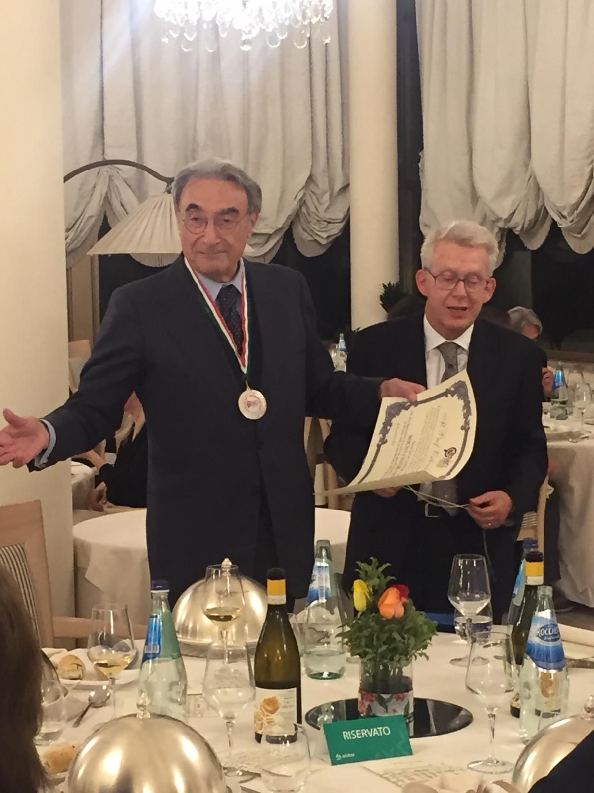 Il Presidente Ortensio Zecchino Membro Onorario della Società Italiana di Nefrologia