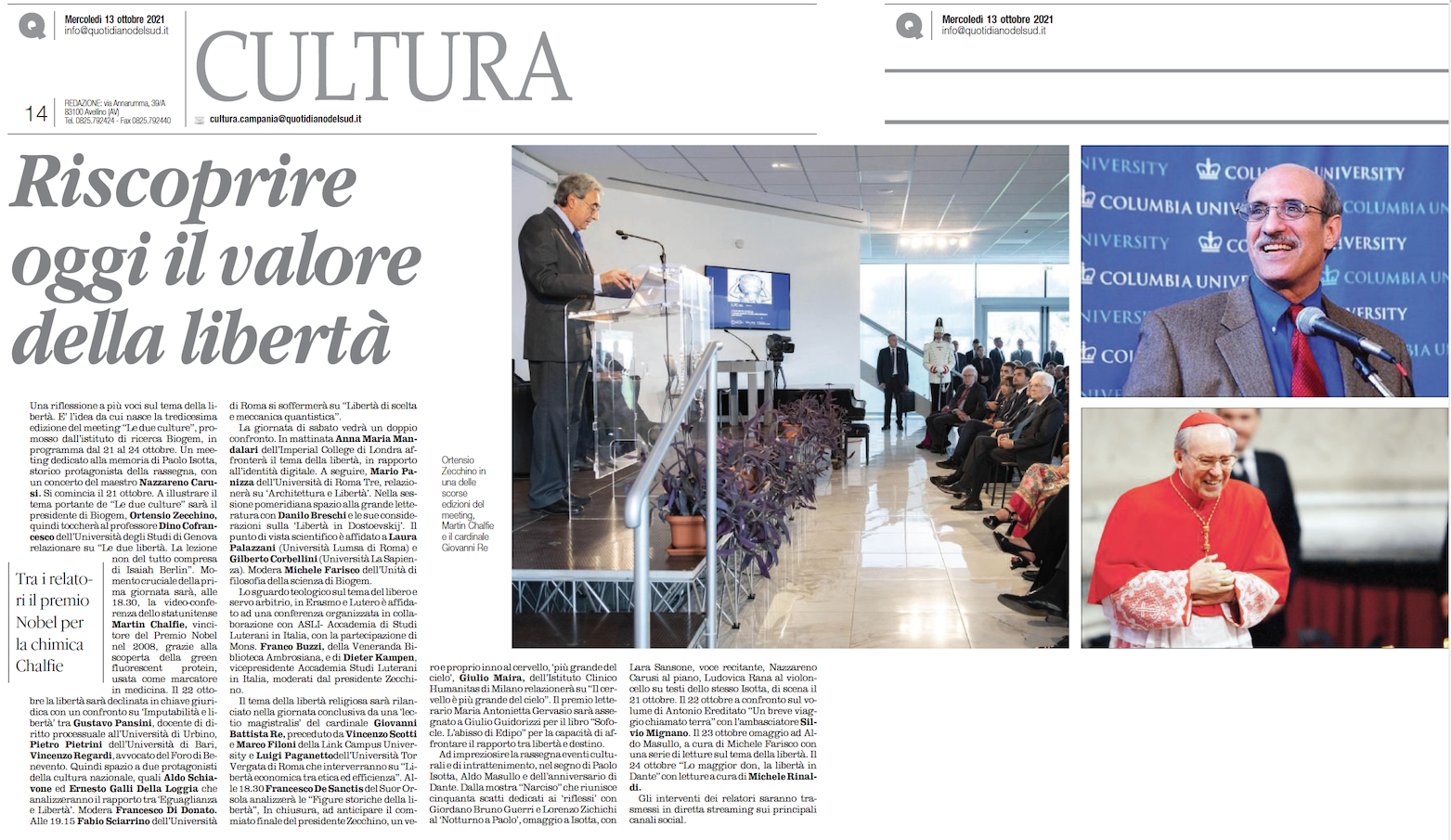 Riscoprire oggi il valore della libertà