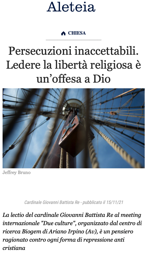 Persecuzioni inaccettabili. Ledere la libertà religiosa è un'offesa a Dio