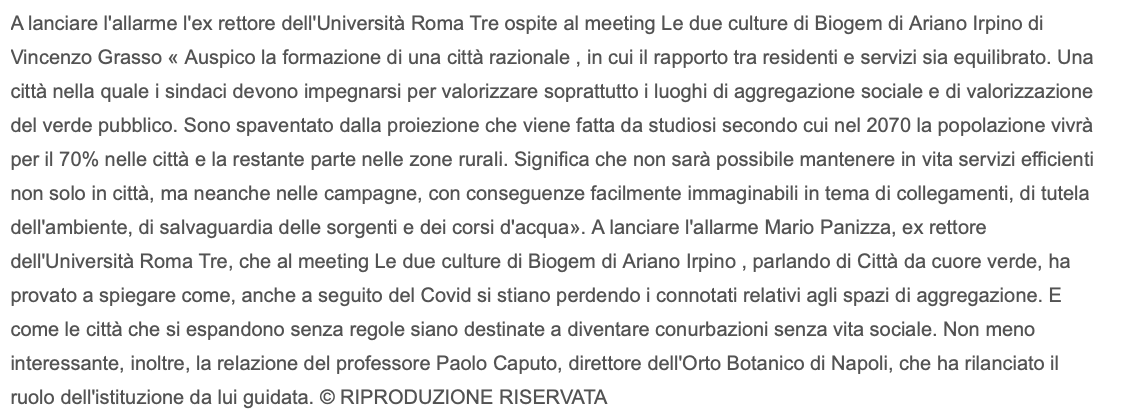 Tre ospiti al meeting