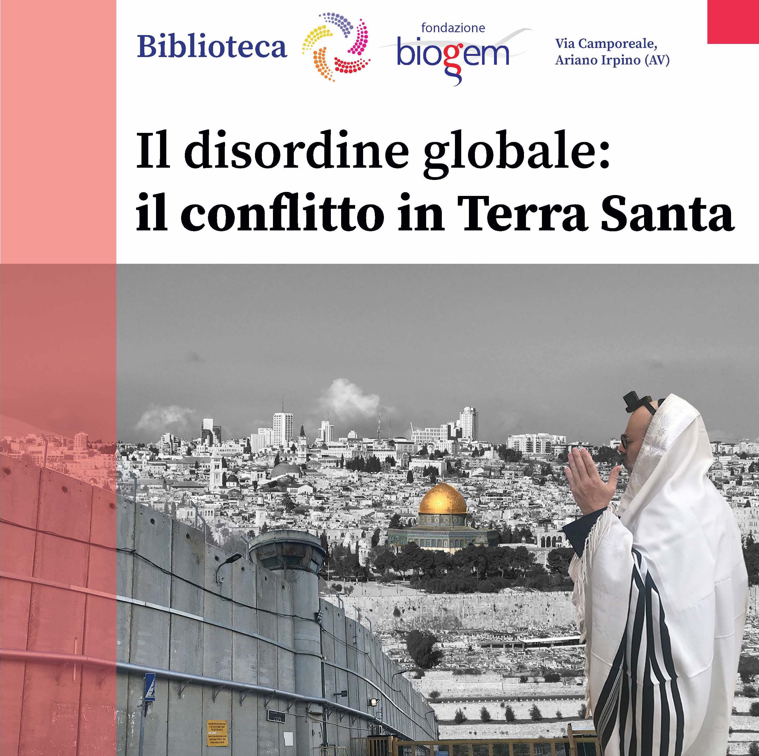 Convegno sul conflitto in Terra Santa alle Due Culture di Biogem