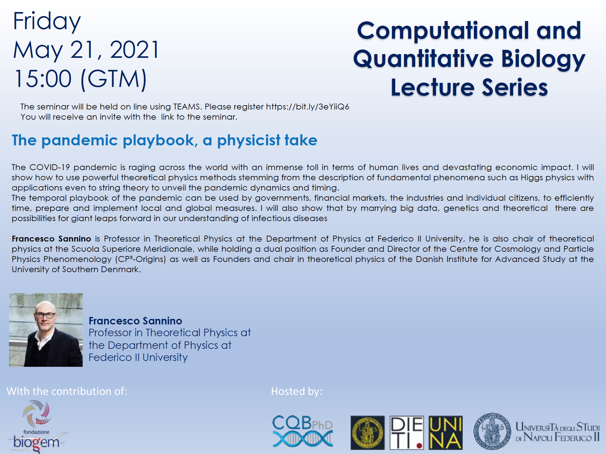 Francesco Sannino Biogem